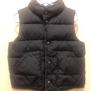 GAP baby dark navy blue puffer vest - 3 years
